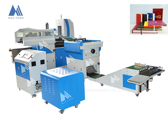 390*297 मिमी हार्डकवर बुक ज्वाइंट फोर्मिंग 600PCS/H Casing In Machine MF-FAC390A