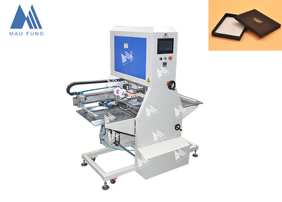 पूरी तरह से ऑटो 35pcs/मिनट 50mm*150mm कठोर बॉक्स पेपर फ़ॉइल एम्बॉसिंग कठोर बॉक्स बनाने की मशीन