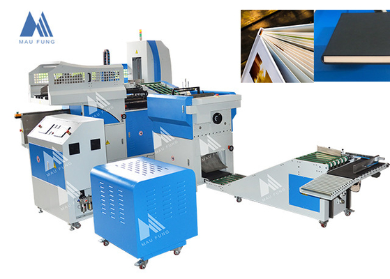 स्वचालित नोटबुक केसिंग मशीन हाइड्रोलिक निप्पिंग मशीन MF-FAC390A