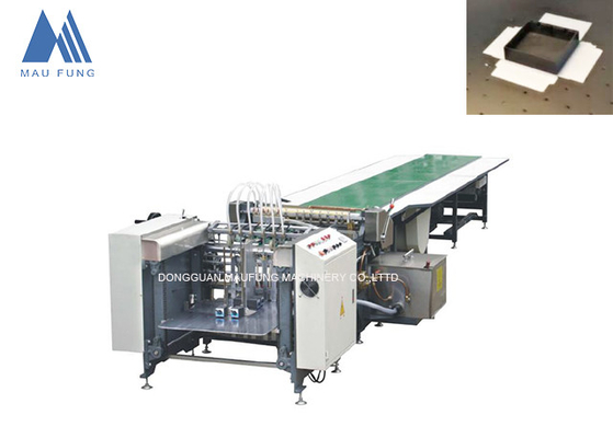 ऑटो पेपर फीडिंग 800MM कठोर बॉक्स पेपर ग्लूइंग मशीन MF-SJ850A