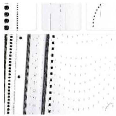 नोटबुक पेज कॉर्नर छिद्रण मशीन पेज चीर-ऑफ छिद्रण के लिए MF-PBM350